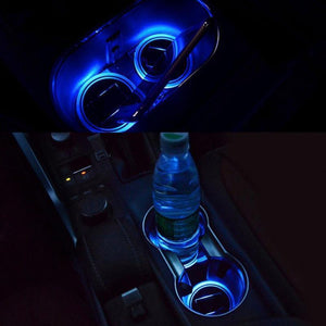 LED Car Luminous Cup Coaster