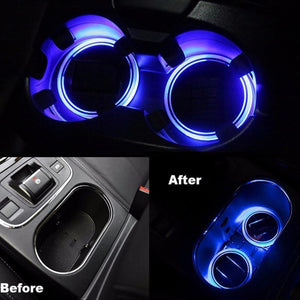 LED Car Luminous Cup Coaster