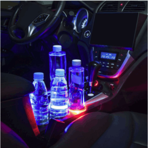 LED Car Luminous Cup Coaster
