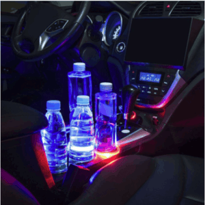 LED Car Luminous Cup Coaster