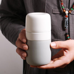 Ceramic Travel Tea Brew Cup