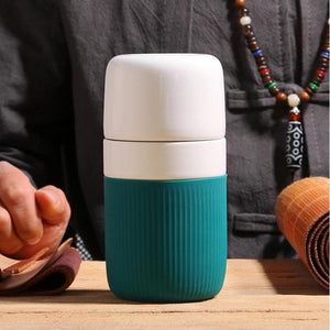 Ceramic Travel Tea Brew Cup