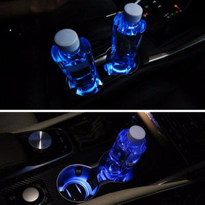 LED Car Luminous Cup Coaster