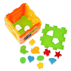 Unisex Baby Plastic Building Blocks Toys Kids Funny Bricks Matching Intelligence Educational Toys Children Sorting Box Toys