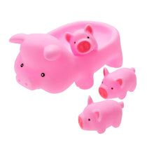 Load image into Gallery viewer, Children Pig Family Bathing Toy Squeeze Sound Toy Kid Game Toys Beach Toy