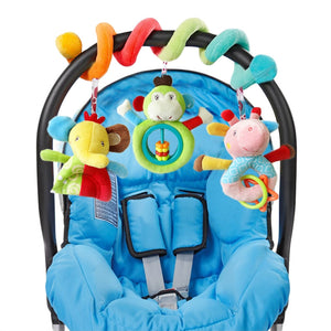 Newborn Baby Crib Toy Wrap Around Crib Rail Spiral Toy Stroller Toy Cute Baby Educational Toys