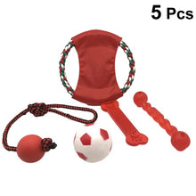Load image into Gallery viewer, 5Pc Pet Dog Chew Rope Toys Set Dog Toys Puppy Cotton Teeth Cleaning Toys and Training Toy